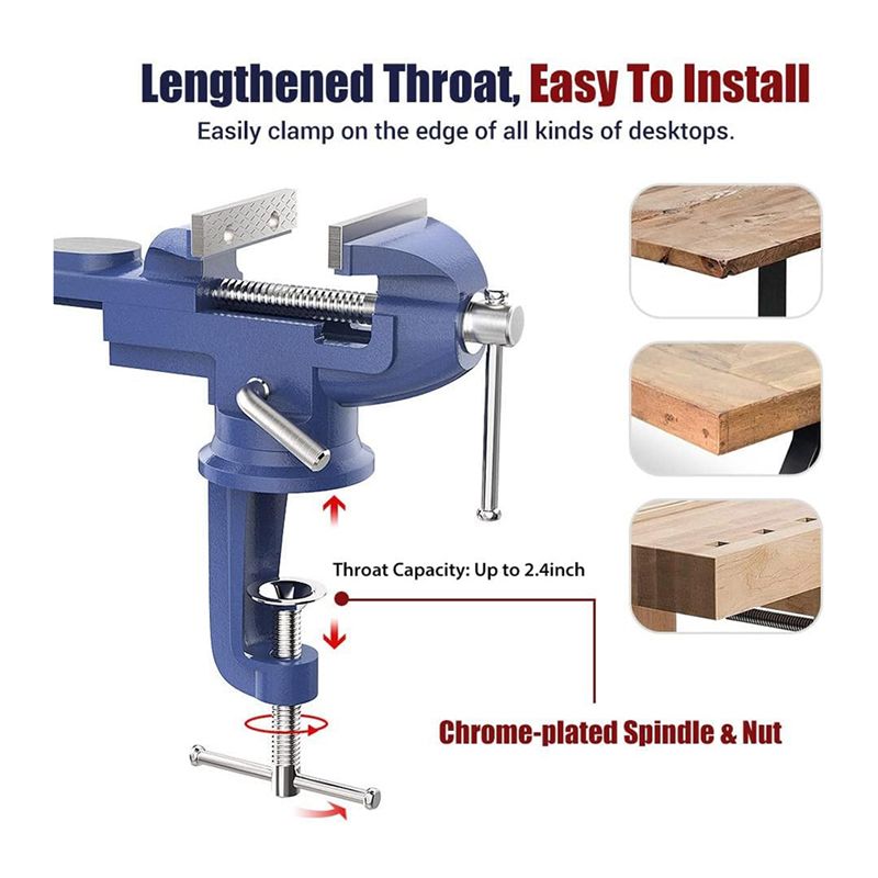 KYCOR-Bench Clamps Fixed Tool  - Bench Vise Swivel review and price