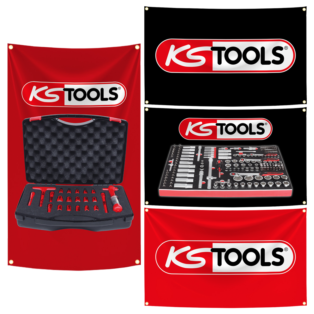 KS TOOLS Brand Flag Tapestry 3 - Ks Tools Workshop review and price