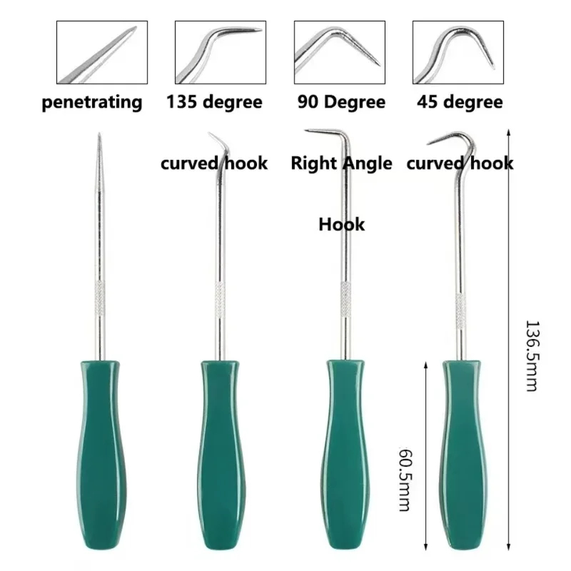 4Pcs 135mm Oil Seal Pick Hooks - Hand Tools In Workshop review and price
