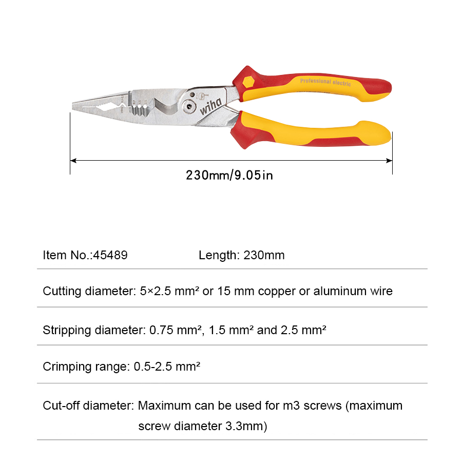 WIHA 8 in 1 Insulated Pliers 1 - Tools Vn review and price