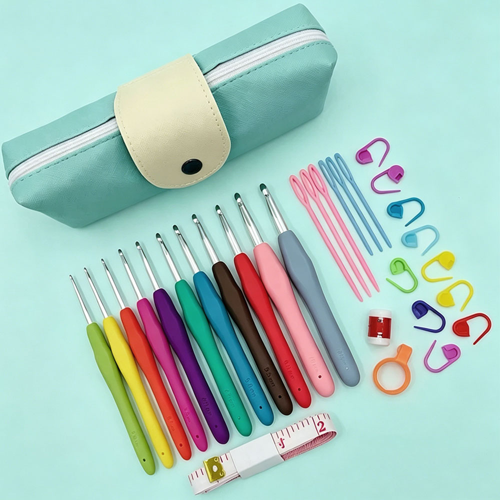 37pcs Crochet Hooks Kits with  - Workshop Tools Diy review and price