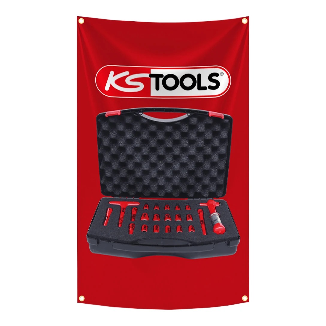 KS TOOLS Brand Flag Tapestry   - Ks Tools Workshop review and price